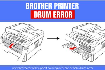 brother printer drum error