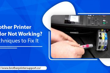 Brother Printer Color Not Working