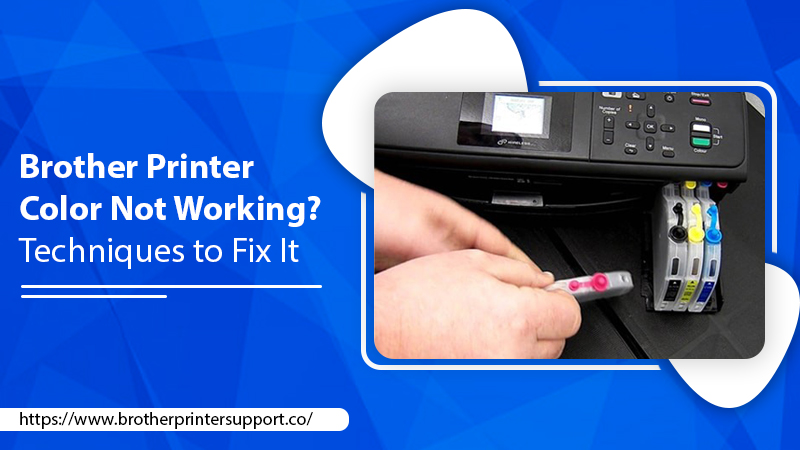 Brother Printer Color Not Working